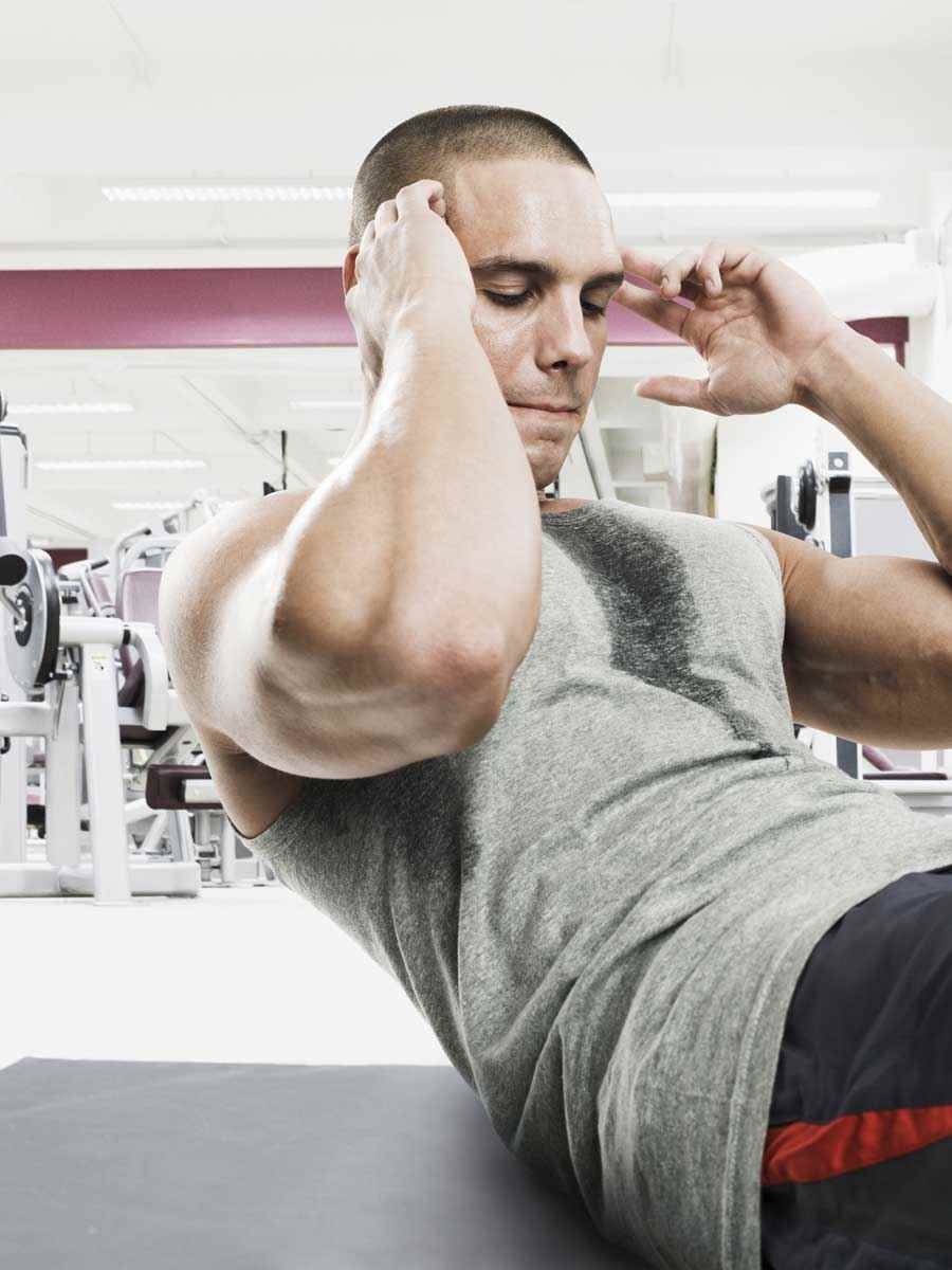 You add a twist to sit ups