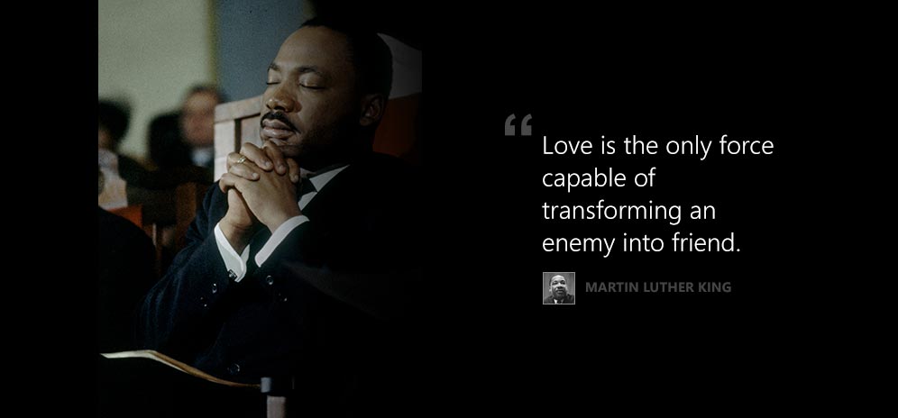 American civil rights leader Martin Luther King Jr.