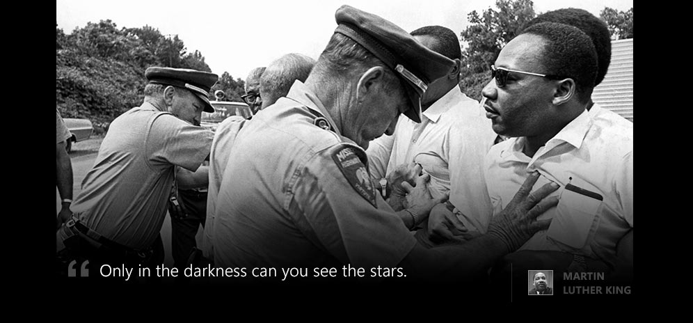 American civil rights leader Martin Luther King Jr.