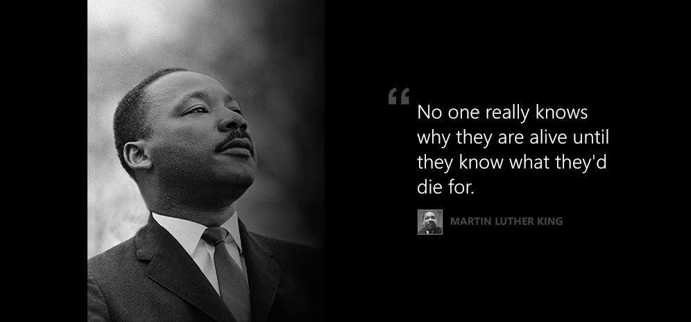 American civil rights leader Martin Luther King Jr.