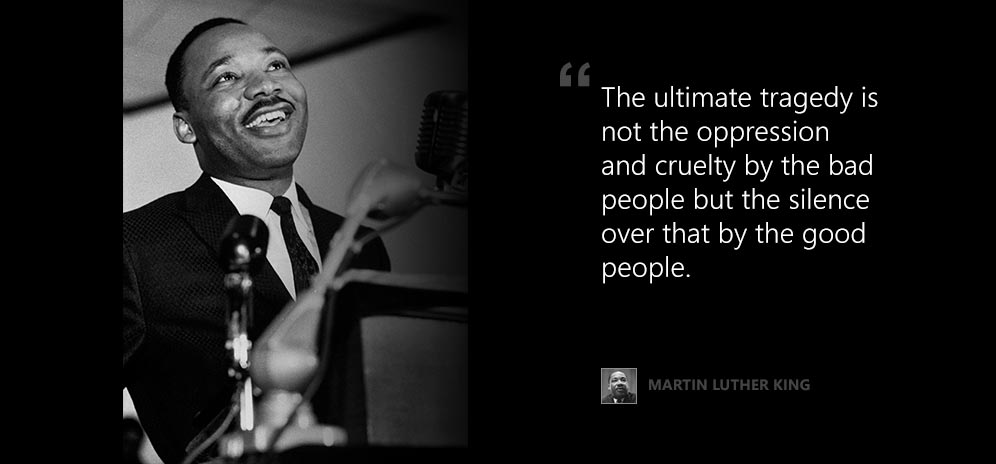 American civil rights leader Martin Luther King Jr.