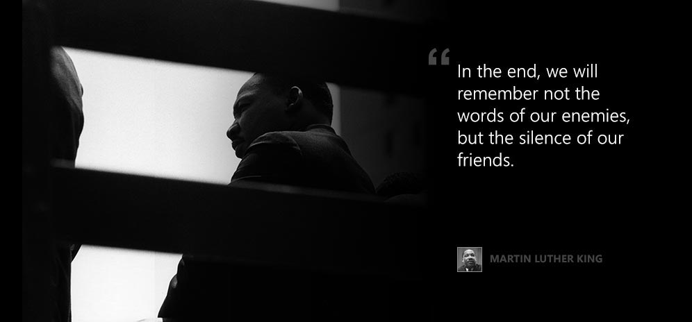 American civil rights leader Martin Luther King Jr.