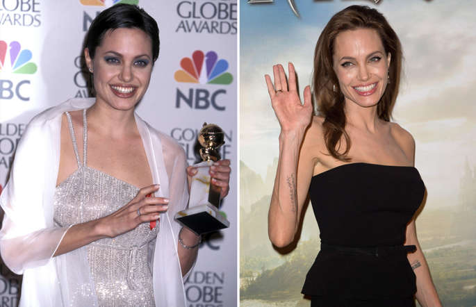 Angelina Jolie (1998 & 2014)
