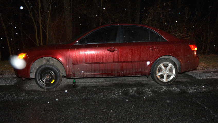 Rick Warrick was fatally injured when a car hit him while he changed a tire. U.S. Park Police