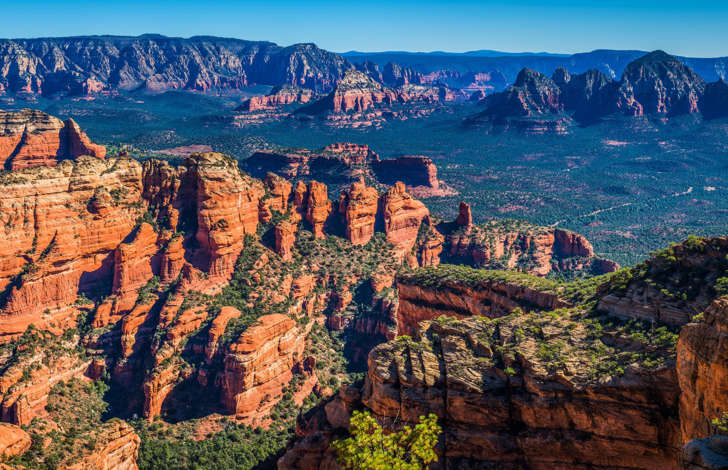 The iconic canyons and buttes of Sedona's Red Rock country.