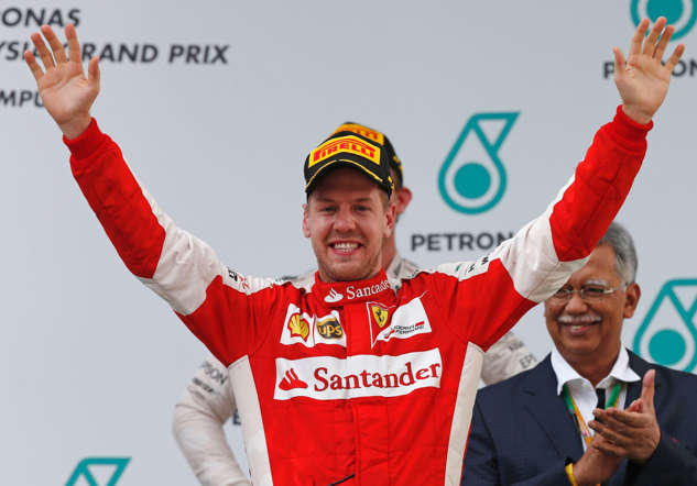 F1: Sebastian Vettel wins Malaysian GP