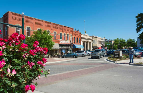 Downtown McKinney, Texas.  Getty Images