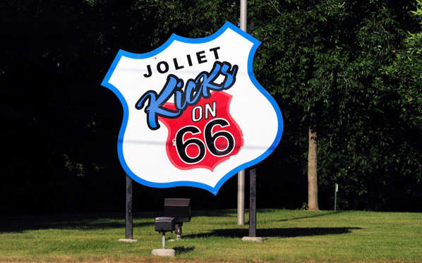 Joliet, Illinois identifies with its place on the old US Route 66. Bruce Leighty/Getty Images
