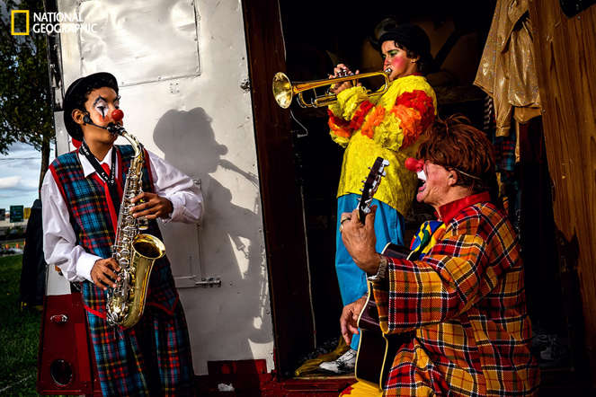 The Clown Family - Daniel Kudish , National Geographic 2014 Photo Contest