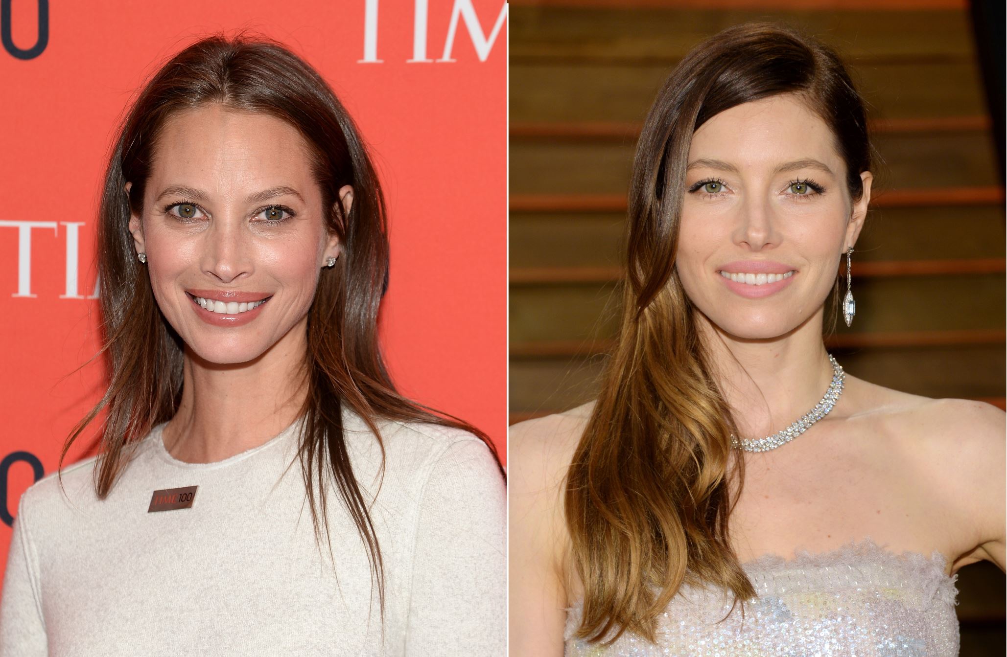 Christy Turlington and Jessica Biel