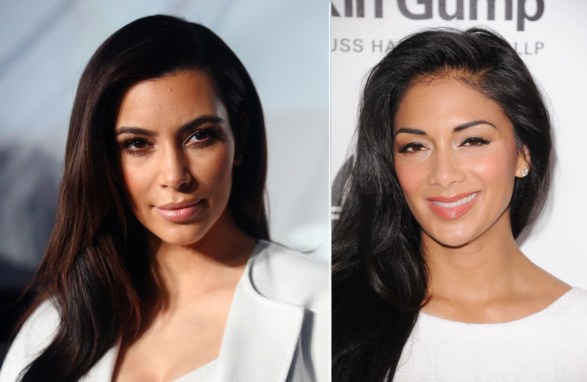 Kim Kardashian and Nicole Scherzinger