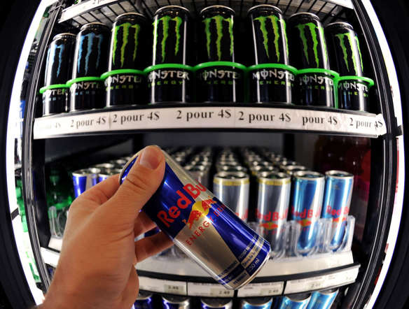 Energy drinks contain up to five times more caffeine than coffee, and often as much as 13 teaspoons of sugar per can. The boost they provide is fleeting and leave you sluggish and foggy soon after.