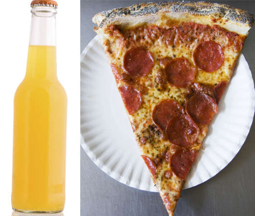 Sugary and sweet, alcopops might taste good, but at 175 calories a pop, you could also enjoy a slice of pizza.