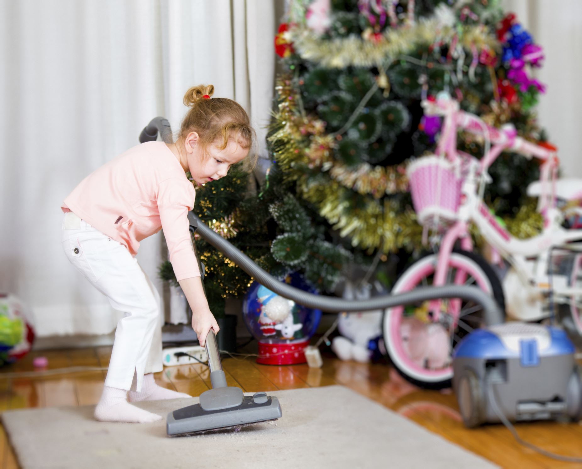 Pick rooms that need the most work and start dusting, wiping and vacuuming them until they look nice and shiny. It could be the best gift for your grandparents.