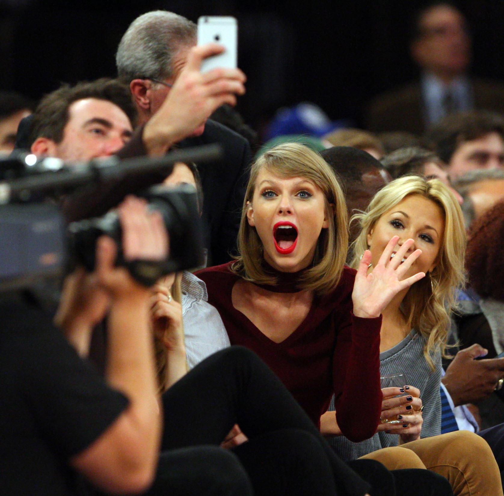 Look who's watching: Famous sports