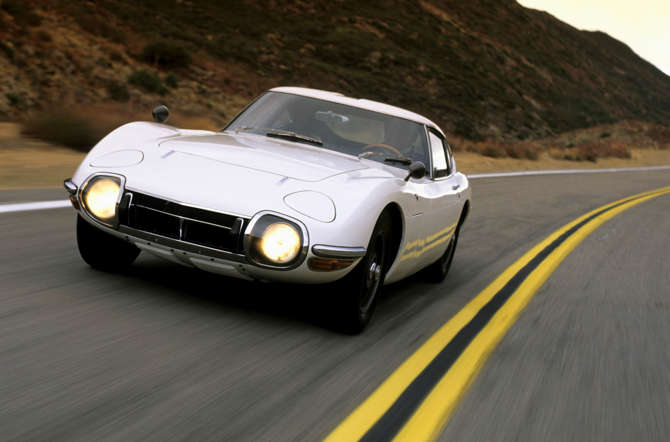 Movie: You Only Live Twice (1967)
The movie was shot in Japan, making the 1967 Toyota GT the obvious choice for the movie. The GT was Japan’s first supercar, and the model driven by Sean Connery was a special open top edition made just for the film.