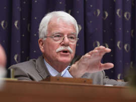 This May 8, 2014 file photo shows Rep. George Miller, D-Calif. speaking during the House Committee on Education and Workforce on Capitol Hill in Washington.