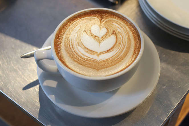 Developed in Australia and New Zealand in the 1980s, a flat white is prepared by pouring microfoam over a double shot of espresso.