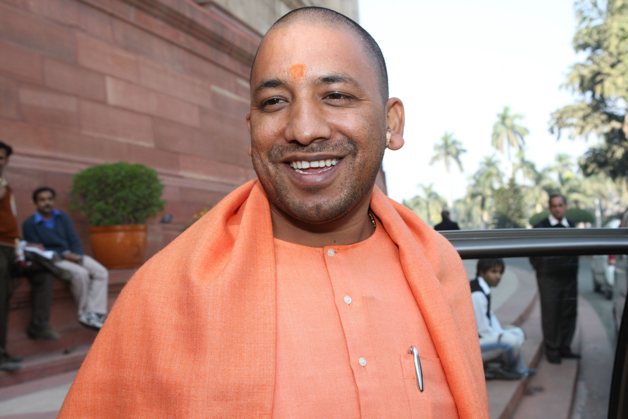 Adityanath's quiet, green b'day