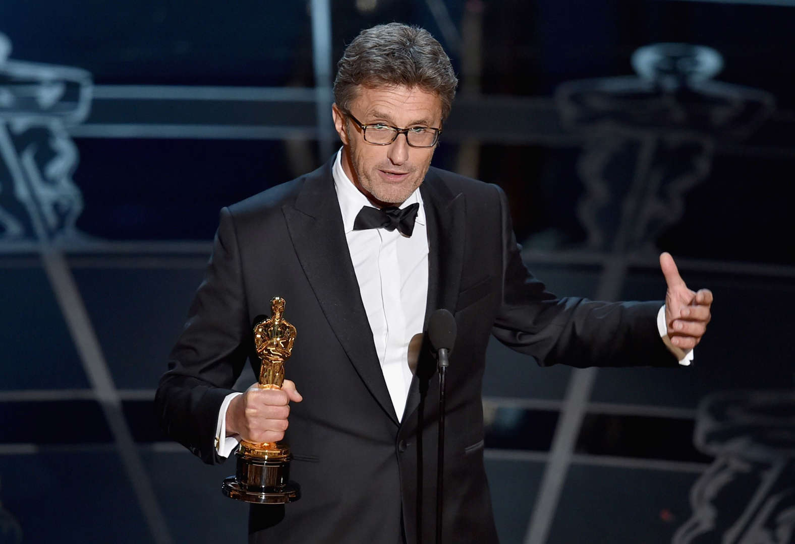 HOLLYWOOD, CA - FEBRUARY 22:  Filmmaker Pawel Pawlikowski accepts the Best Foreign Language Film Award for "Ida" onstage during the 87th Annual Academy Awards at Dolby Theatre on February 22, 2015 in Hollywood, California.  (Photo by Kevin Winter/Getty Images)