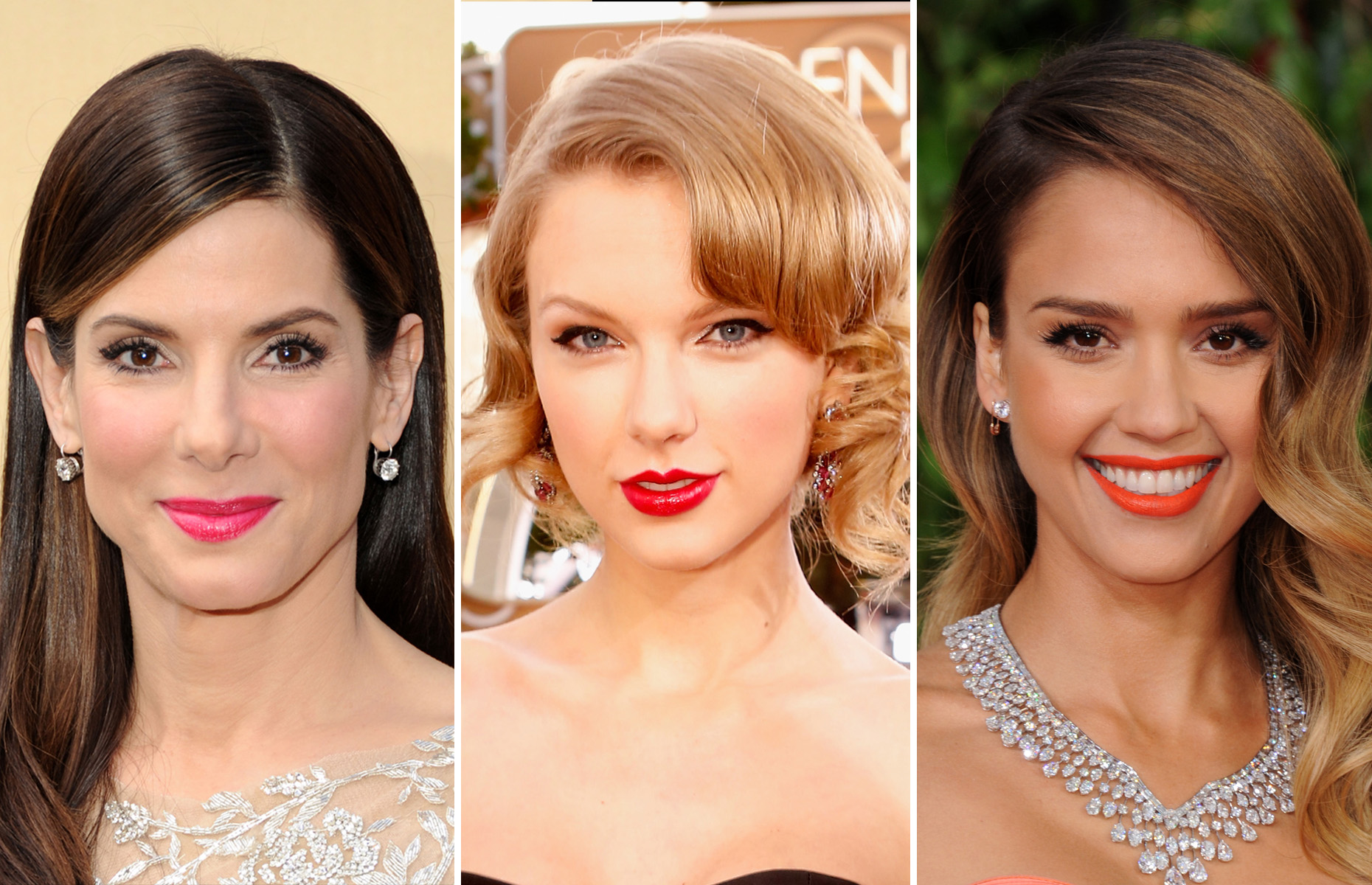 Click through to check out celebrity make-up and hairstyles at award shows over the years.