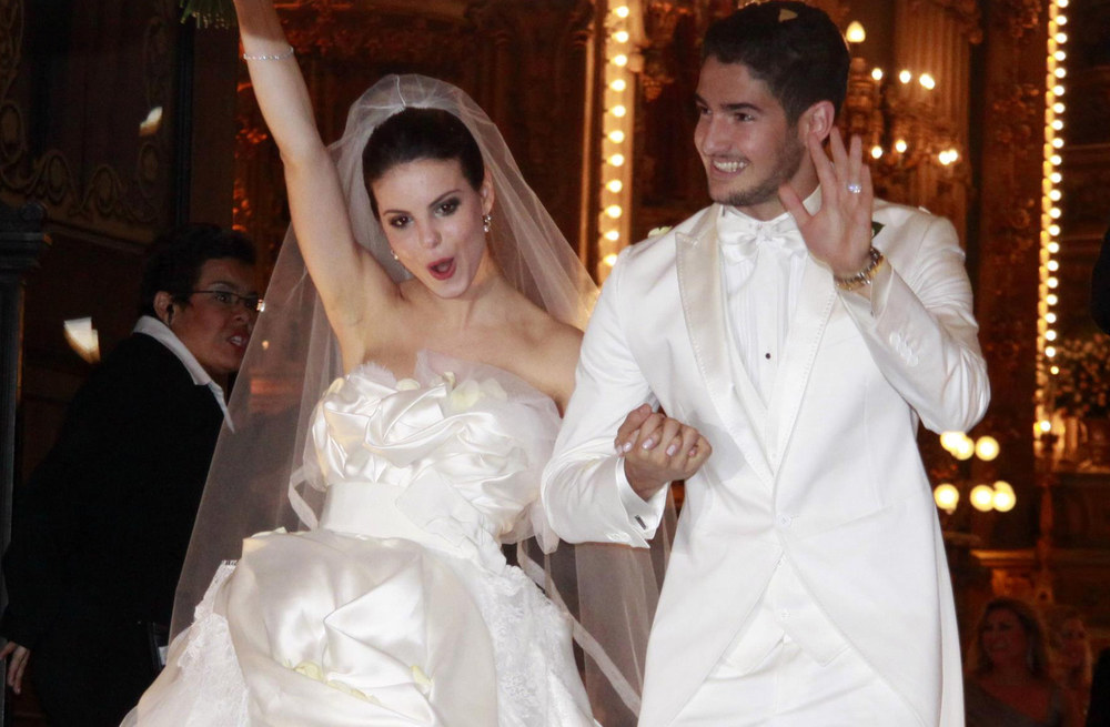 Stephany Brito e Alexandre Pato