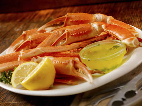 Garlic king crab legs