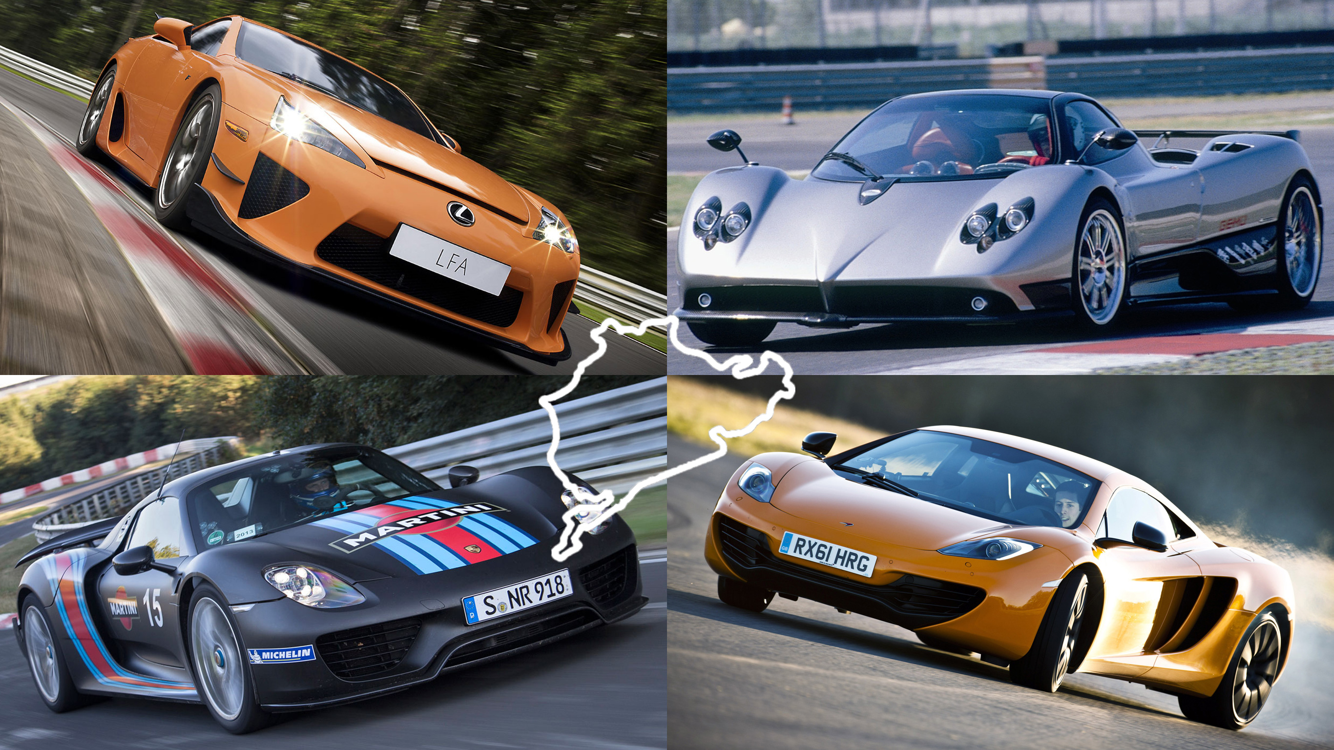 Revealed: fastest cars around Nurburgring
