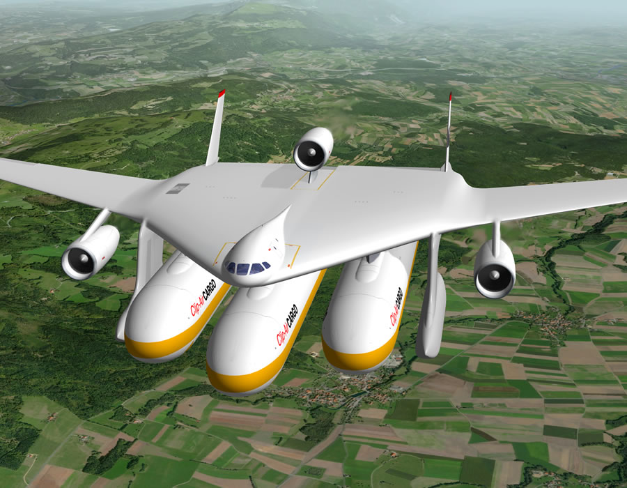 Amazing modular plane will transform rail and air travel