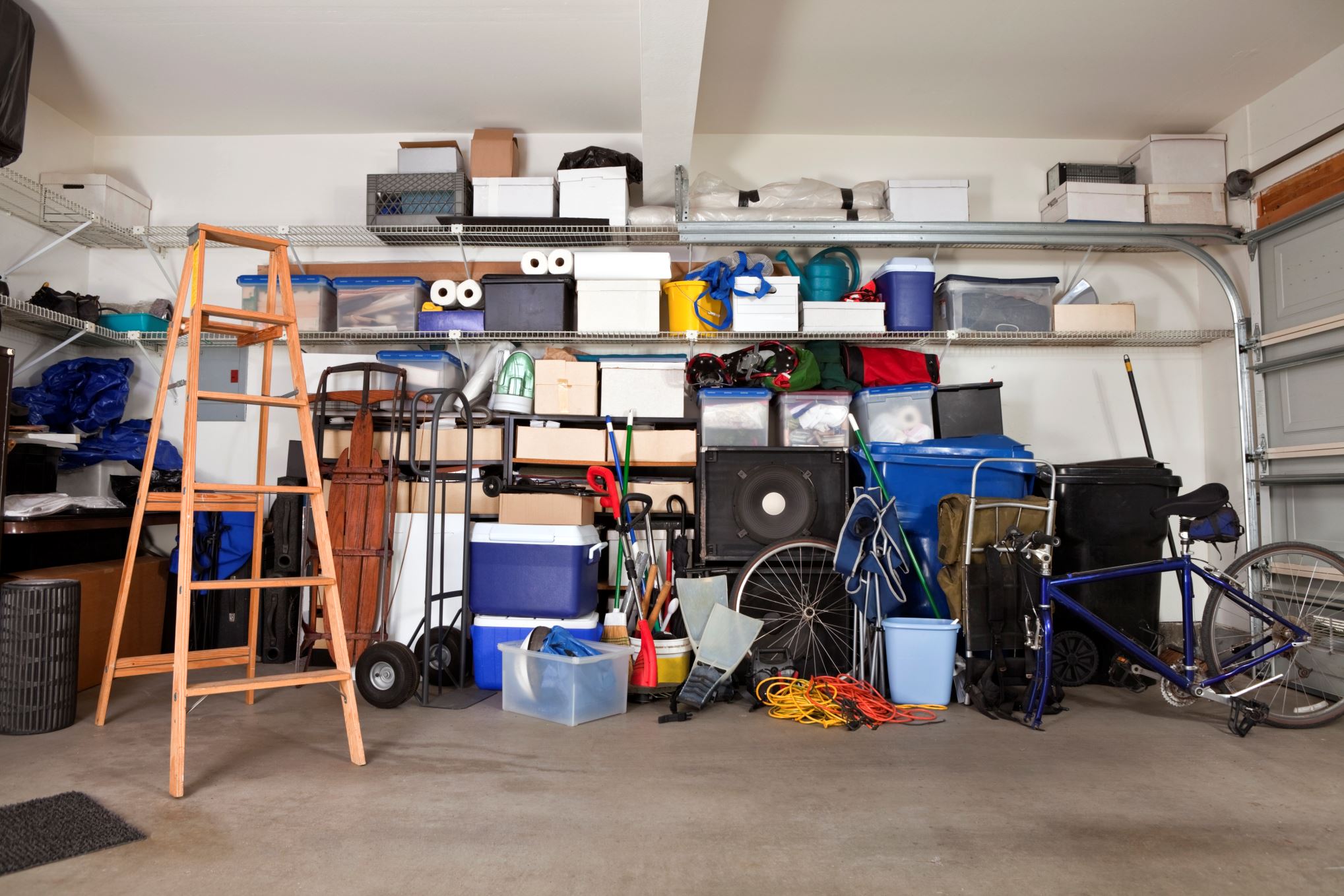 25 Things In Your House Right Now That Could Be Worth Money - slide 1 of 26 garage full of stored goods