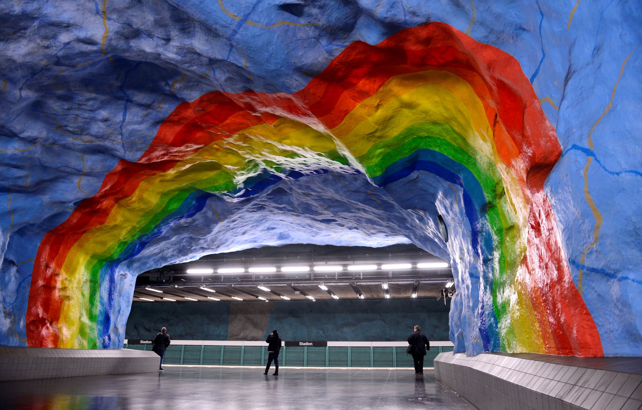 A must-see destination for travellers in Sweden, the Stockholm metro has been called the ‘longest art gallery in the world’. The station was decorated by artists Enno Hallek and Ake Pallarp in 1973.