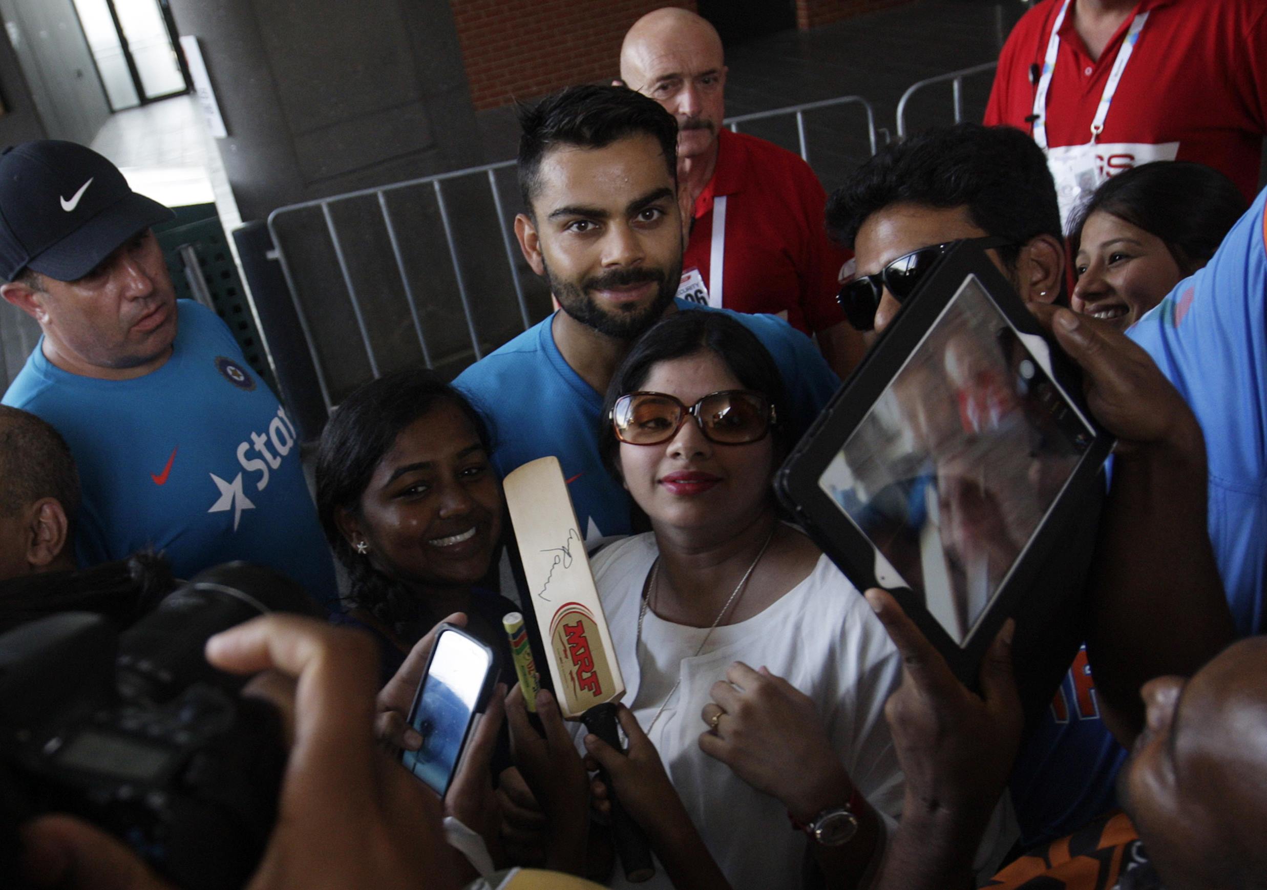 Slide 21 of 34: Many moods of Virat Kohli