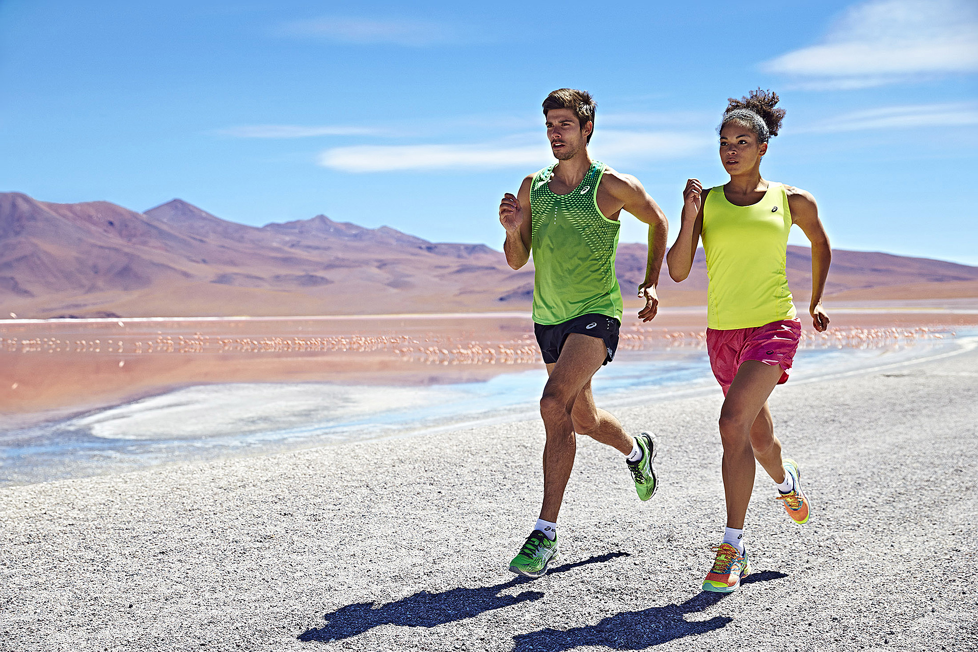 laufschuhe werbung