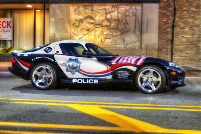 2000 Dodge Viper police car