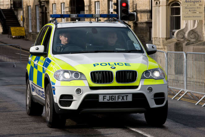 BMW X5 Leicestershire Police Car, Lincolnshire, Britain