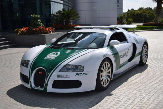 Feb. 6, 2014 - NATIONAL PICTURES .Dubai Police have today launched their new 'Super Patrol Car' which is a Bugatti